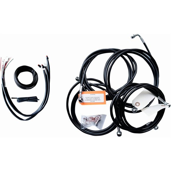 LA Choppers Kit Complet de Câble/ligne/câble pour Barres de 18 Pouces-20 Pouces sur Modèles avec ABS LA-8053KT2-19B