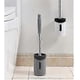 thumbnail image 3 of Toilet Brush and Holder, Silicone Toilet Brush, Toilet Broom Toilet Brush Set, 3 of 5