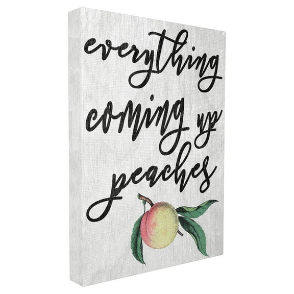The Stupell Home Decor Collection Georgia Coming Up Peaches Icon Wall Art
