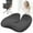 Noir, variante sur Liyamei Coussin de Siège en Mousse Mémoire pour Chaise, Oreiller Orthopédique de Confort pour Coccyx avec Trou de Ventilation, Pression pour Longues Périodes Assises – Usage à la Maison et en Voiture