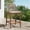 27.5' Red-Brown, variant on Dycanpo 27.5''H Outdoor Counter Height Chairs, Boho-Style Rattan Bar Stools,Red-Brown