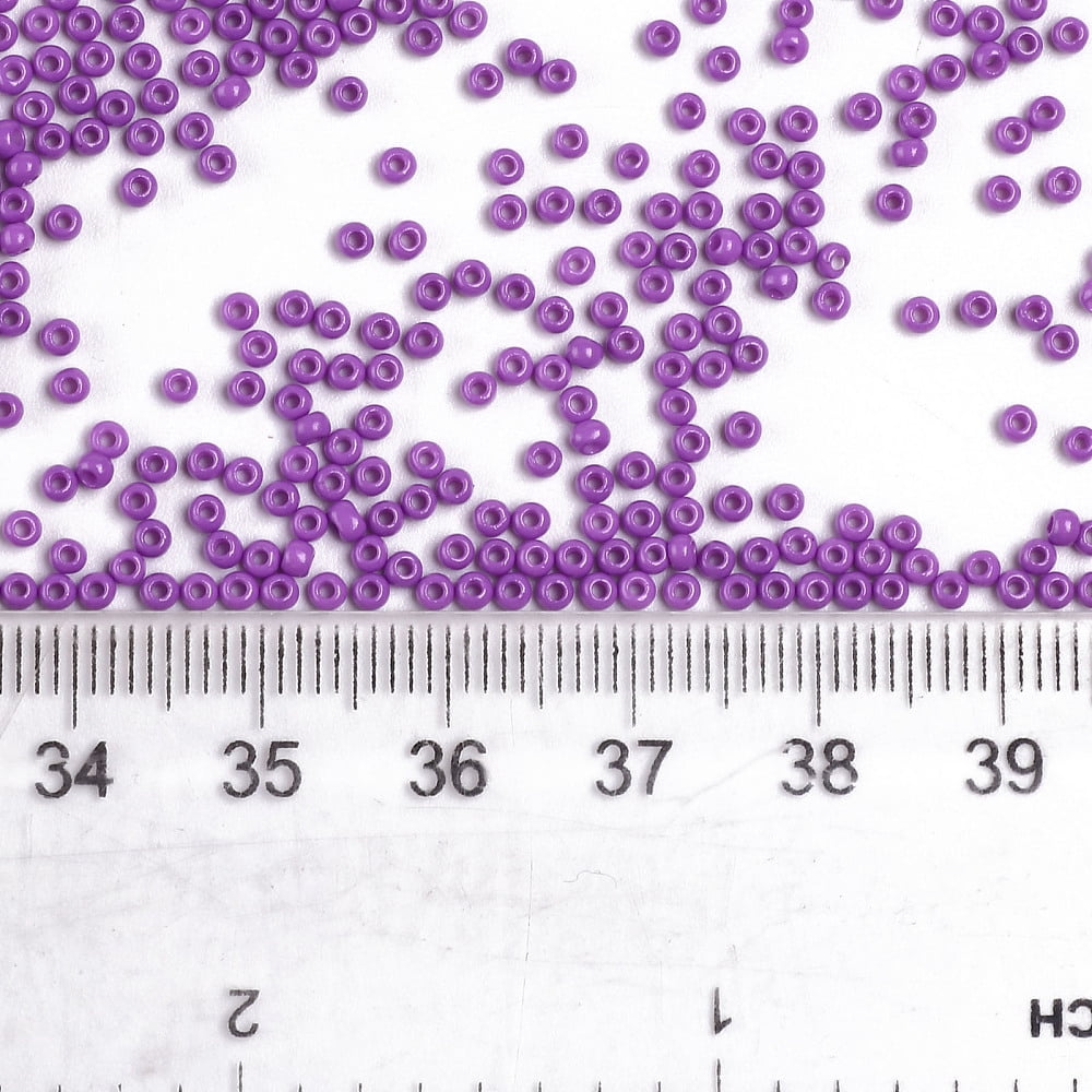 11/0 Grade A Round Glass Seed Beads Baking Paint Violet 2.3x1.5mm Hole: 1mm 48500pcs/pound