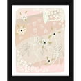 thumbnail image 2 of Leah Straatsma 15x18 Black Modern Wood Framed Wall Art Titled - Abstract Floral Fun Soft, 2 of 6