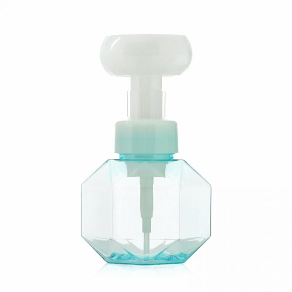 Flower-Shaped Refillable Bottles 1PC 300ML Liquid Soap Dispenser Flower Shape Foam Foaming Pump Plastic Clear Empty Separate Bottle