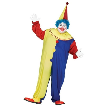 Party Clown Adult Costume - Plus Size