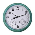thumbnail image 1 of Horloge Murale Étanche Ronde pour Extérieur, Décoration de Jardin, Piscine, 1 of 9