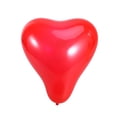thumbnail image 4 of 20 piezas Globos de látex en forma de corazón de 10 pulgadas Globo decorativo engrosado para fiestas cumpleaños y bodas (rojo), 4 of 5
