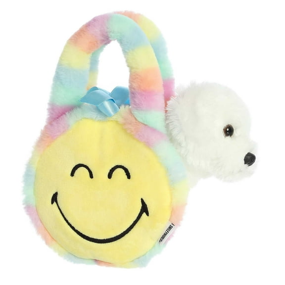 Aurora - Small SMILEYWORLD - Fancy Pals 8" Pastel Rainbow - Vibrant Stuffed Animal