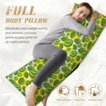 thumbnail image 5 of Picia Watercolor Kiwi Fruits Summer Body Pillow Cover - Super Soft Microfiber 20x54 Body Pillow Case - Envelope Closure, Wrinkle, Stain Resistant Body Pillow Cover,Elegant Bedding, 5 of 8