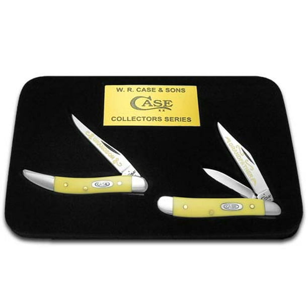 Case xx Grandfather & Grandson Yellow CV 1/500 Peanut & Toothpick