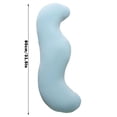 thumbnail image 3 of Body Pillow Double Curve Pillow Ergonomic Body Pillow Full Body Support Pillow For Arms & Knees Soft Breathable Fiber Fill, 3 of 9