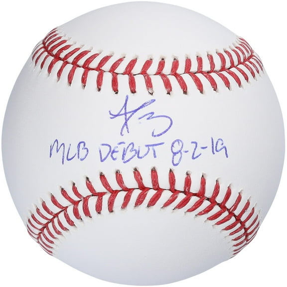 Dustin May Los Angeles Dodgers Autographed Baseball with "MLB Debut 8/2/19" Inscription - Fanatics Authentic Certified