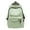 Green, variant on Spacious Campus Backpack with Thick Padded Bands Tear Nylon Component Multiple Pockets for School Supplies Car