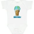 thumbnail image 3 of Inktastic Keep It Cool Melting Earth Ice Cream Cone Boys or Girls Baby Bodysuit, 3 of 5