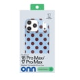 thumbnail image 6 of onn Phone Case for iPhone 18 Pro Max / 17 Pro Max, MagSafe Compatible - Blue and Burgundy Polka Dot, 6 of 6
