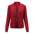 thumbnail image 1 of Pompotops Fashion Women Zipper Animal Solid Cardigan Jacket Autumn Pocket Coat Blouse, 1 of 5