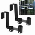 thumbnail image 2 of 2Pcs Pool Fence Hooks, Pool Tool Organizer for Hanging Pool Cleaning Accessory, Pool Pole,Brush, Leaf Skimmer Net, 2 of 8