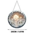 thumbnail image 3 of Fiudx Letrero Colgante Redondo de Acrílico con Diseño de Reno, Diseño de Bosque Festivo, Material Acrílico Duradero, Fácil Instalación, Decoración Navideña Versátil, Tamaño 20 X 20 Cm., 3 of 5