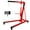 Red, variant on 2 Ton Hydraulic Shop Crane Folding Engine Hoist, 4400Lbs Capacity Engine Hoist with 6 Steel Casters,Heavy-Duty Portable Car Lift for Truck Engines, Boat Motors, Farm Equipment
