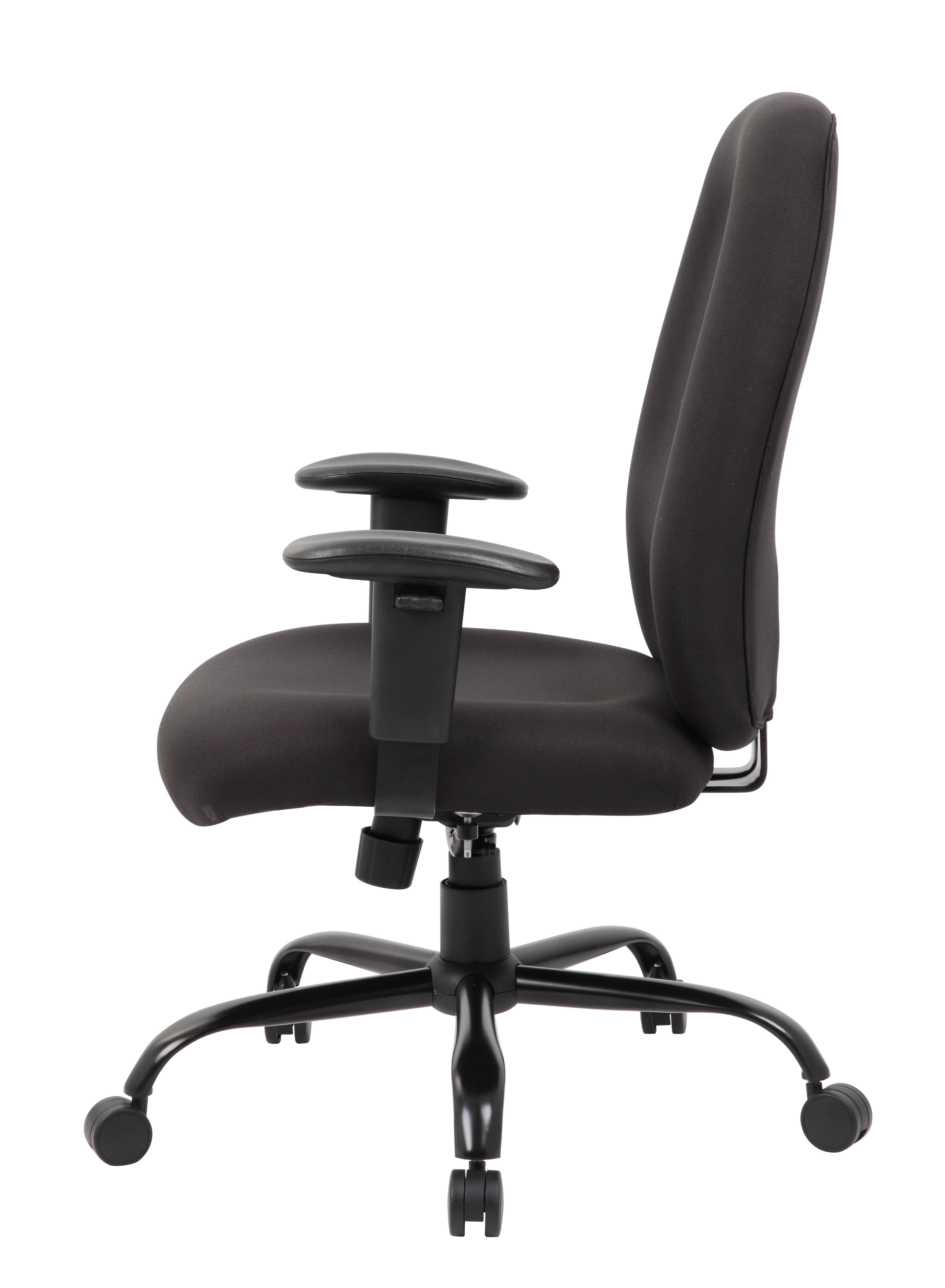 Boss Office Products Big and Tall Heavy Duty Task Chair, Black