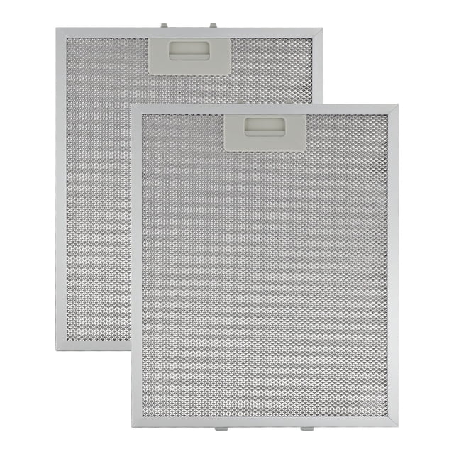 2PCS 5 Layer Aluminum Cooker Hood Grease Filters Metal Mesh Extractor Vent Filter 280x350x9mm Oil Filter Range Aspirator Filter