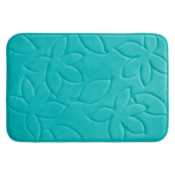 Bounce Comfort Blowing Leaves Premium Memory Foam Bath Mat