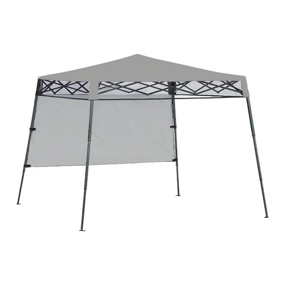 Replacement Canopy Top Cover and Sunshade Compatible with Quik Shade Go Base 7' x 7', Canopy Top 6' X 6' - Upgraded Performance RIPLOCK 350 Fabric - Slate Gray