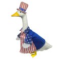 thumbnail image 4 of 2 Pcs/Set 4th of July Porch Goose Outfit, 23" High Lawn Goose Statue Patriotic Costume Clothing, Independence Day Porch Garden Goose Clothes with Hat for Outdoor Patio Yard Decoration, 4 of 5