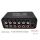 thumbnail image 4 of 3X Distribuidor de Audio de 5 Canales Mezclador de Audio Estéreo 1 Entrada 5 Salidas Divisor para Amplificador de Potencia Audio Activo, 4 of 5