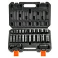 thumbnail image 1 of Juego de vasos de impacto VEVOR 25 piezas 3/8 in con 6 puntas kit de herramientas con trinquete, 1 of 9
