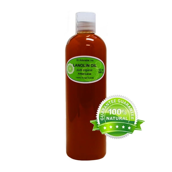 Dr Adorable - 12 oz - Lanolin Oil - Pure USP Grade Skin LIP Moisturizing