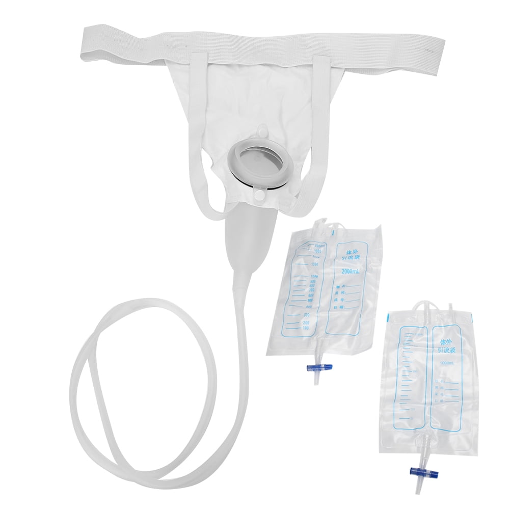 Men Portable Urine Collector 1000ml Wearable Urinal Bag Man Reusable  Comfortable | eBay