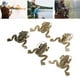 thumbnail image 1 of 5 Piezas de Señuelo de Rana, Señuelos de Pesca Realista de los Ojos 3d Gancho de Acero Pequeño inoxidable y Fácil de Usar Cebo de Natación Más Fácil de Atrapar se Señuelos, 1 of 7