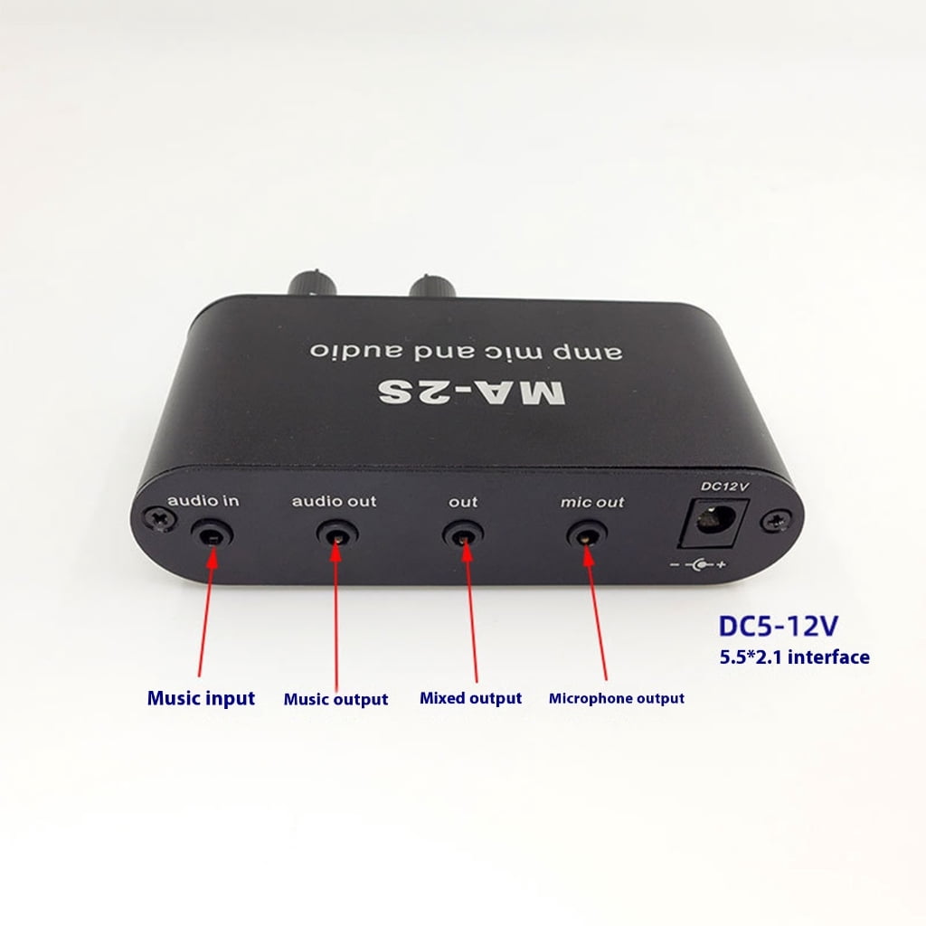 WINDLAND Microphone Preamp 75X Dynamic 22X Condenser Amplification Small Design MA2S
