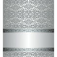 thumbnail image 3 of Damask Duvet Cover Set, Baroque Damask Curves Rococo Style Motifs Floral Renaissance Revival Design, Decorative 2 Piece Bedding Set with 1 Pillow Shams, Twin Size, Grey Pale Grey, by Ambesonne, 3 of 3