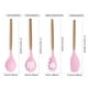thumbnail image 5 of Juego Utensilios 12 Piezas Espátula Antiadherente Suministros () Rosa, 5 of 8