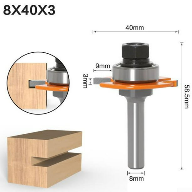 9mm router clearance slot cutter