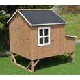 Omitree Deluxe Large Wooden Chicken Coop Hen House for 48 Chickens