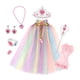 thumbnail image 4 of Conjunto de disfraz de princesa Capa de princesa Conjunto de capa de princesa Disfraz de princesa para niños Color, 4 of 9