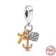 thumbnail image 1 of Abalorios de plata de ley 2023 100% para mujer, cuentas colgantes compatibles con pulsera Pandora Original, collar, joyería Diy, para hacer regalos, 925, 1 of 4