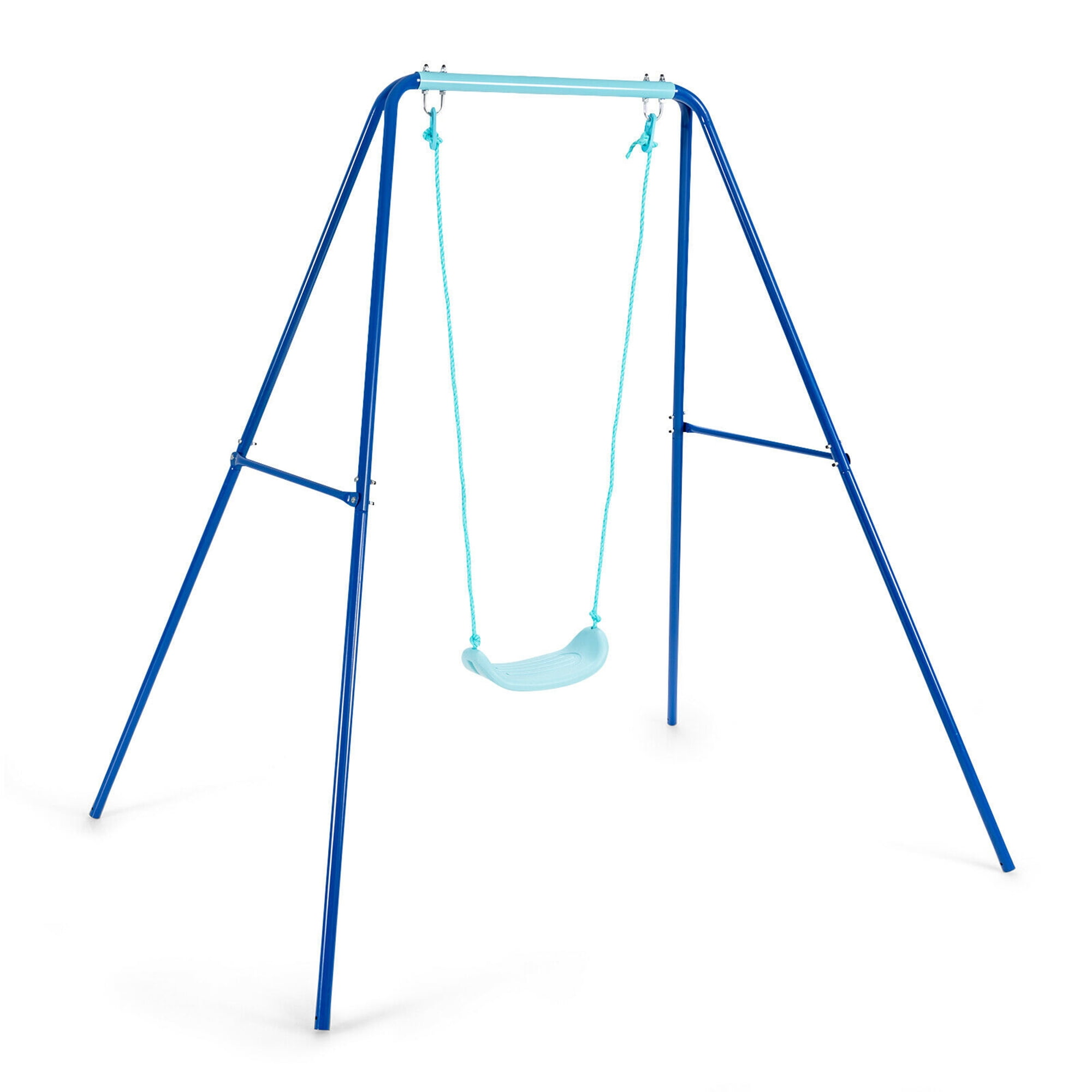 最新コレックション Swing Kids Outdoor Gymax Shipping! Free Set Metal Duty Heavy ウエイトトレーニング