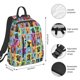 thumbnail image 2 of Disketp Cute Dogs Collage Mochila Ligera e Impermeable, Mochila de Día Resistente para Viajes, Senderismo y Uso Diario para Hombre y Mujer, 2 of 7