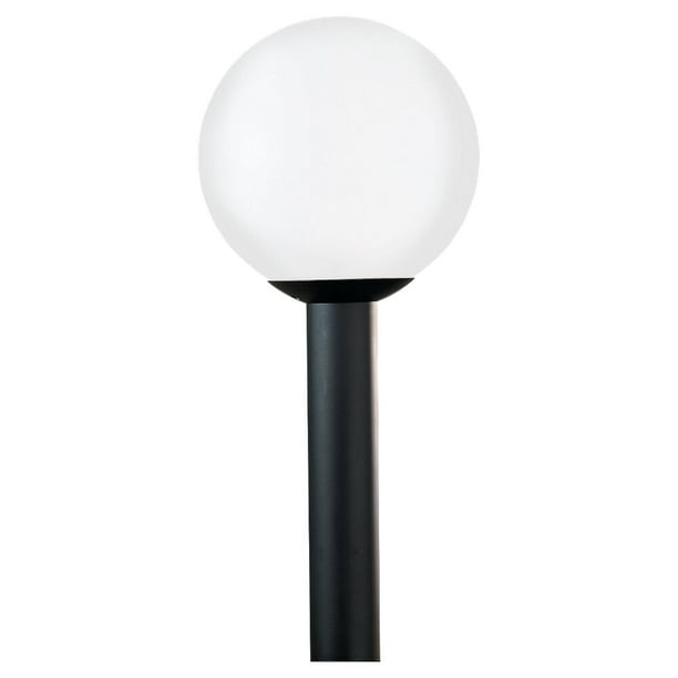 white plastic globe light cover