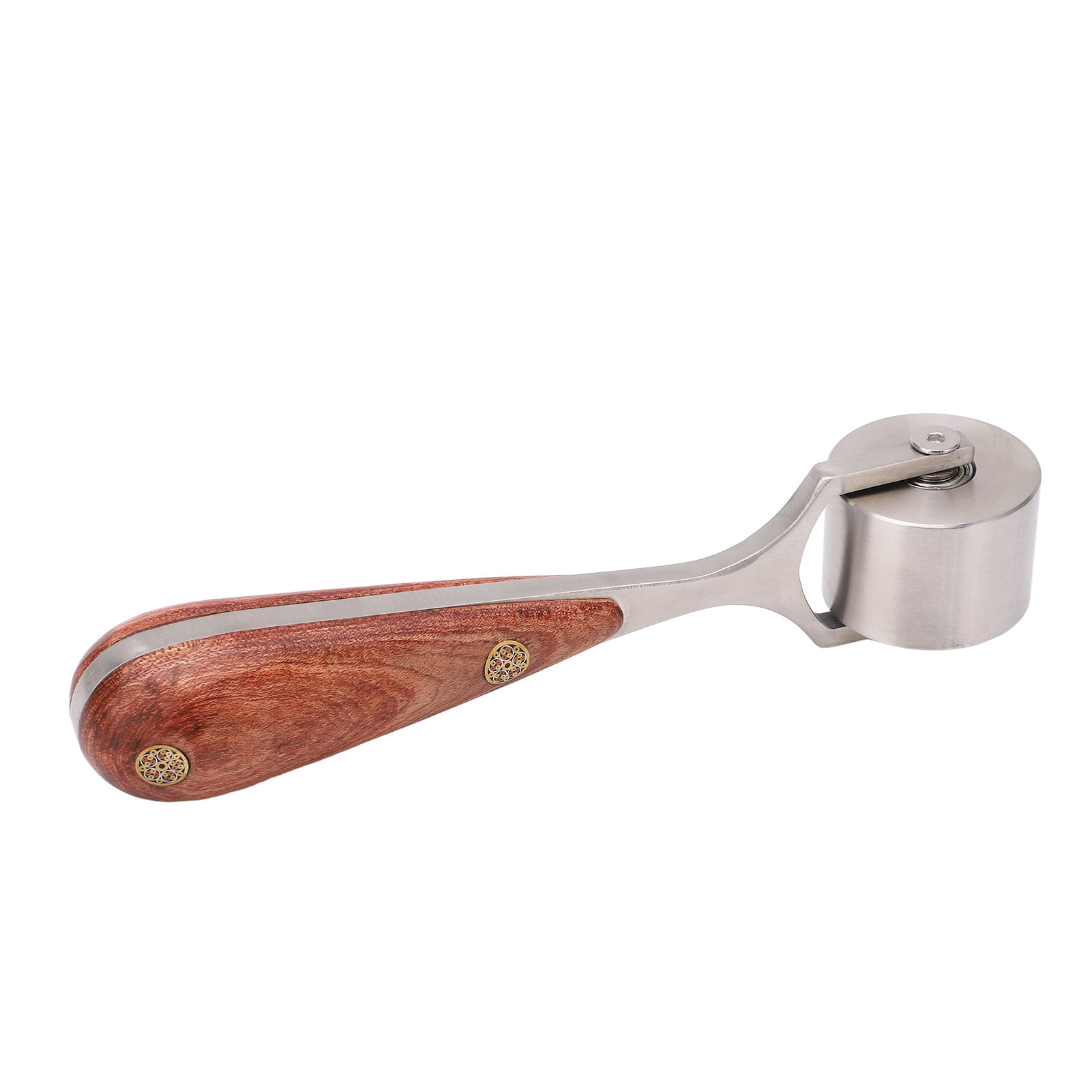 Leather Press Edge Roller,Leather Roller High Hardness Wear Resistance Leather Press Roller DIY Leather Tools with Log Handle,Leather Press Roller