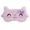 Pink, variant on dianhelloya Sleep Mask for Kids Girls Sleep Cover Effective Portable Lightweight Bowknot Tie Cat Plush Eyes Blindfold for Children