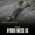thumbnail image 3 of 6th Sense – Axle Hybrid Finesse Jig, Compact Power Jig with R-Bend Hook Design, 3 of 6