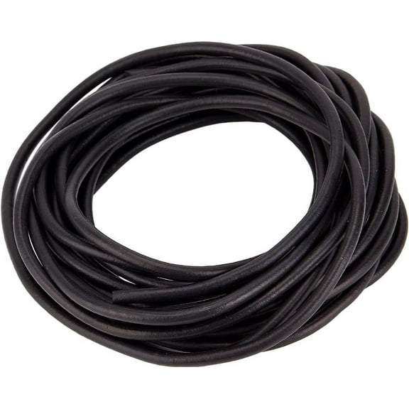 16.4 Feet x 1/5 Inch Black Backer Rod Rubber Caulk Saver Weather Stripping Door Seal Concrete Expansion Joint Filler Rubber Rope Driveway Crack Filling for Gaps Door Wall