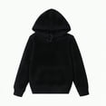 thumbnail image 2 of KPOPLK Boys Girls Hoodie Jacket Long Sleeve Youth Sweatshirt Full Zip Coat with Hood Spring Fall Winter Outwear(Black##1,3-4 Years), 2 of 4