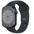 thumbnail image 2 of Restored Apple Watch Series 8 (GPS, 45mm) - Midnight Aluminum Case - Midnight Sport Band (Refurbished), 2 of 3