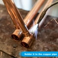 thumbnail image 4 of Uxcell 2-5/8 Inch ID Copper Coupling Fittings, Rolled Tube Stop Straight Pipe Fitting Welding Joint for HVAC, 4 of 5